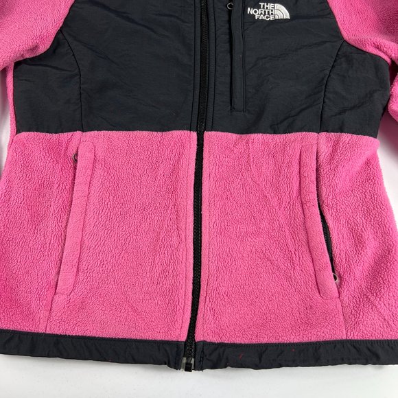 The North Face Denali Jacket Womens Extra Small Pink & Black Polortec Fleece - Picture 5 of 16
